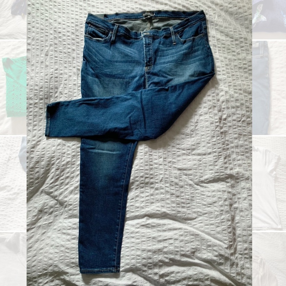 J Crew Factory Mercantile skinny jeans, sz 37